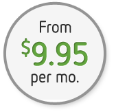 From $9.95/mo